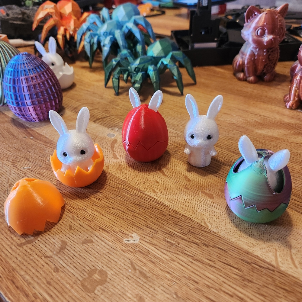 Bunny Egg Figures